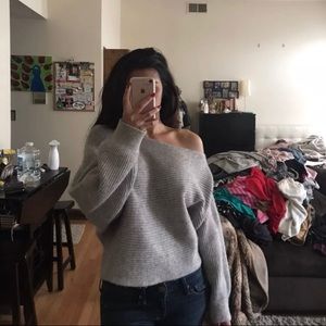 Free people off shoulder sweater